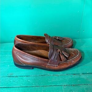 Hush Puppies Men's Classic Brown Tassel Loafers